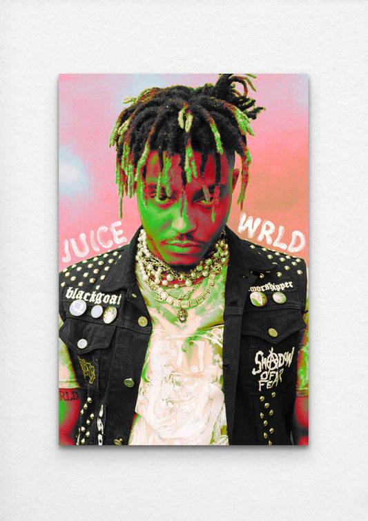 Juice Wrld - Self Portrait - Poster and Wrapped Canvas