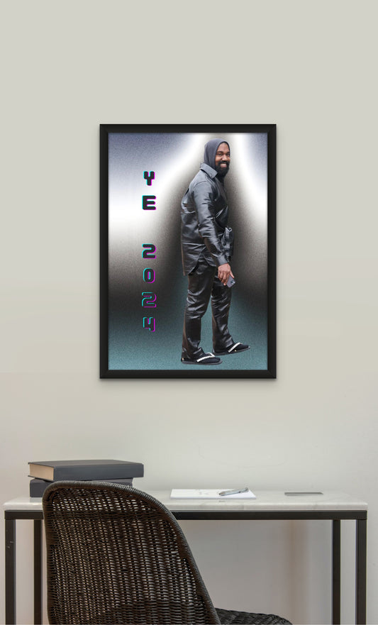 Kanye West - 2024 - Poster and Wrapped Canvas