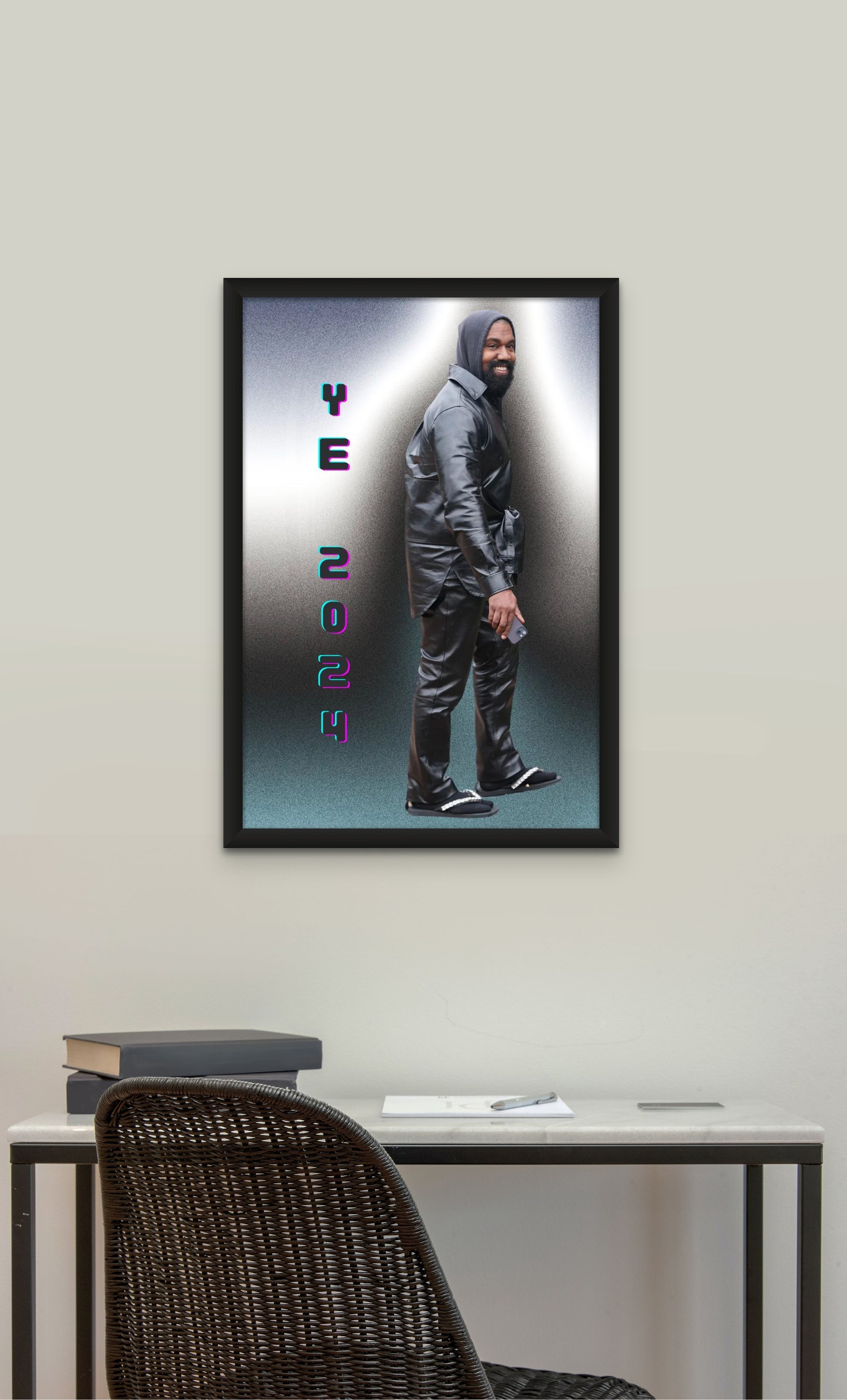 Kanye West Pop Art Poster Nothing in life is promised