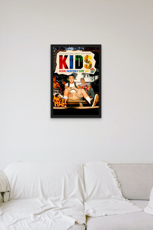 Mac Miller - Kids - Poster and Wrapped Canvas