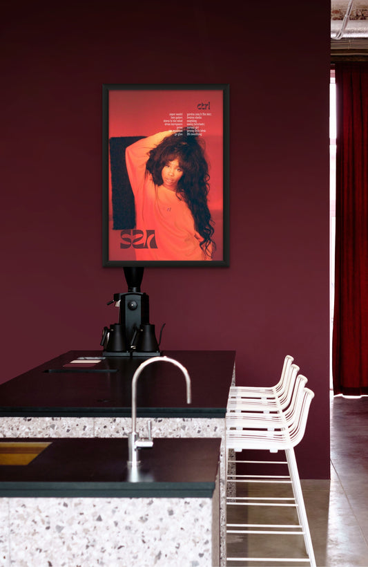SZA - All Red - Poster and Wrapped Canvas
