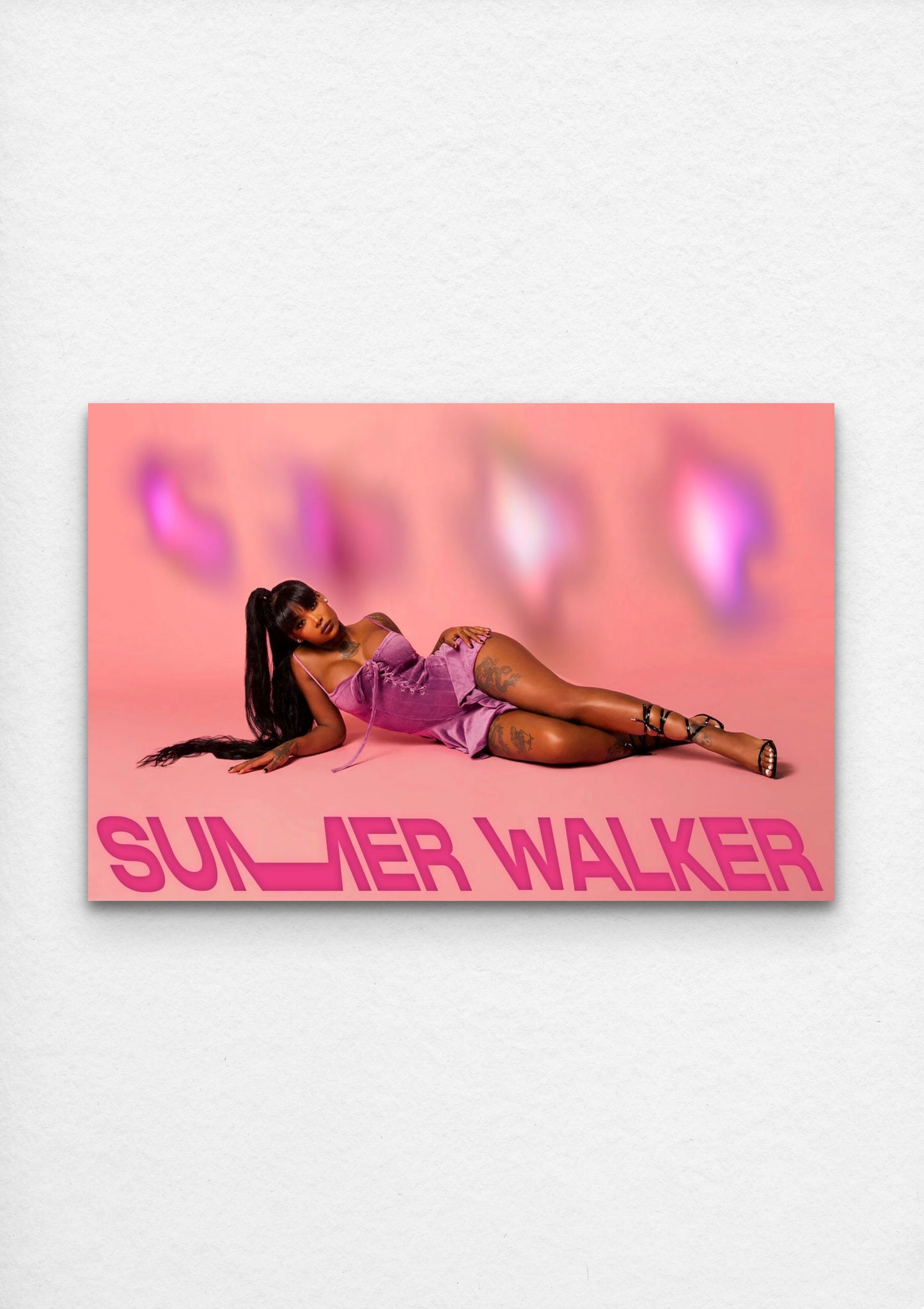 Summer Walker - Pretty in Pink - Poster and Wrapped Canvas