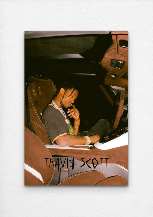 Travis Scott - Hop in the Lamb - Poster and Wrapped Canvas