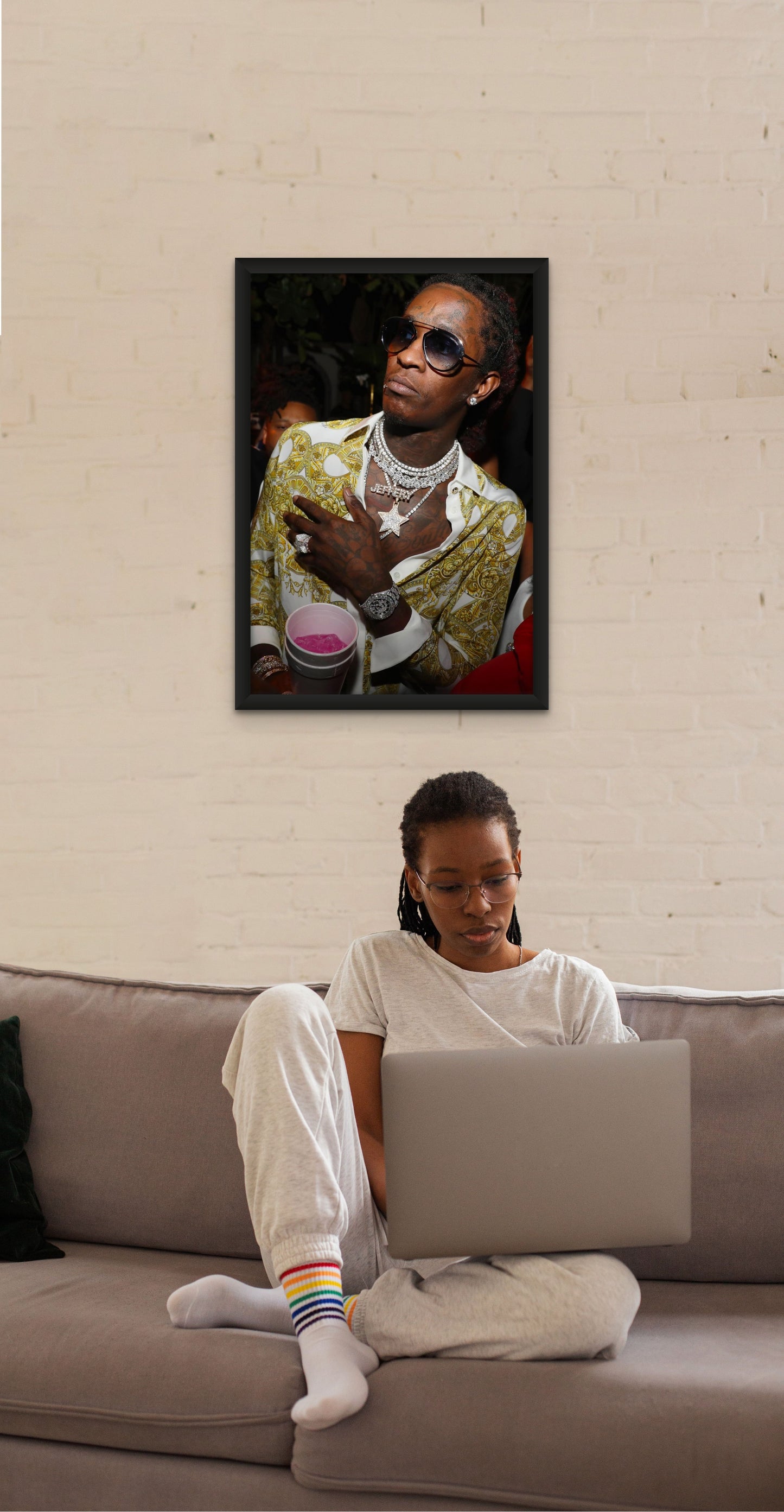 Young Thug - Cup of Mud - Poster and Wrapped Canvas