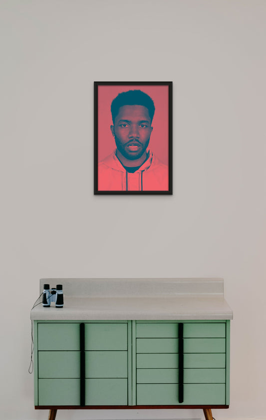 Frank Ocean - Ruby Red - Poster and Wrapped Canvas