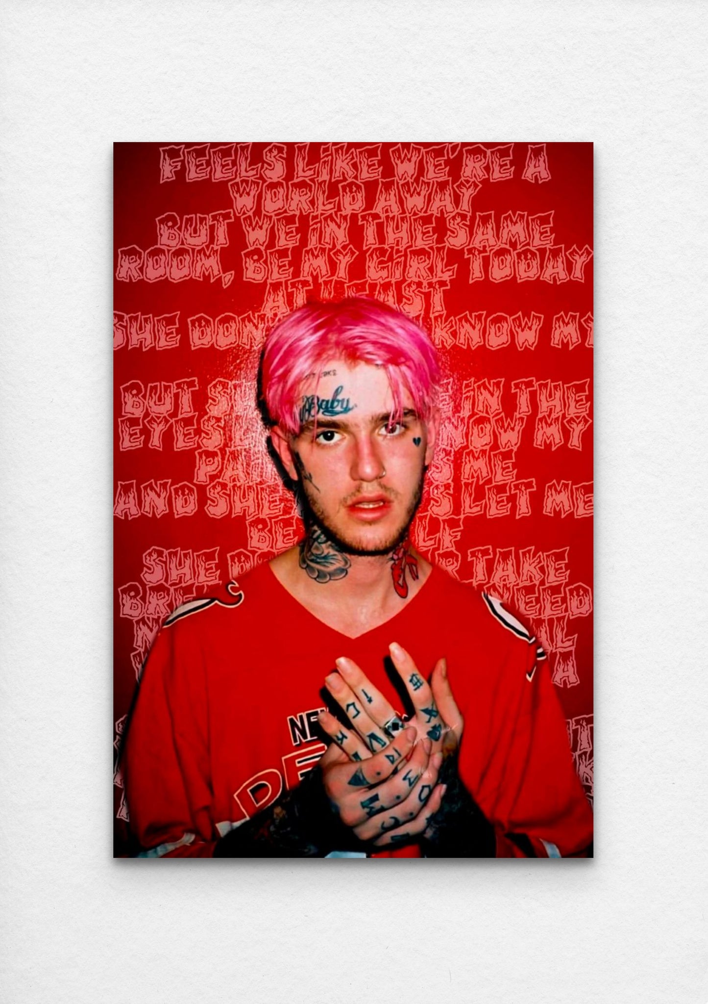 Lil Peep - Hellboy - Poster and Wrapped Canvas