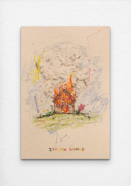 Isaiah Rashad - The House is Burning - Poster and Wrapped Canvas