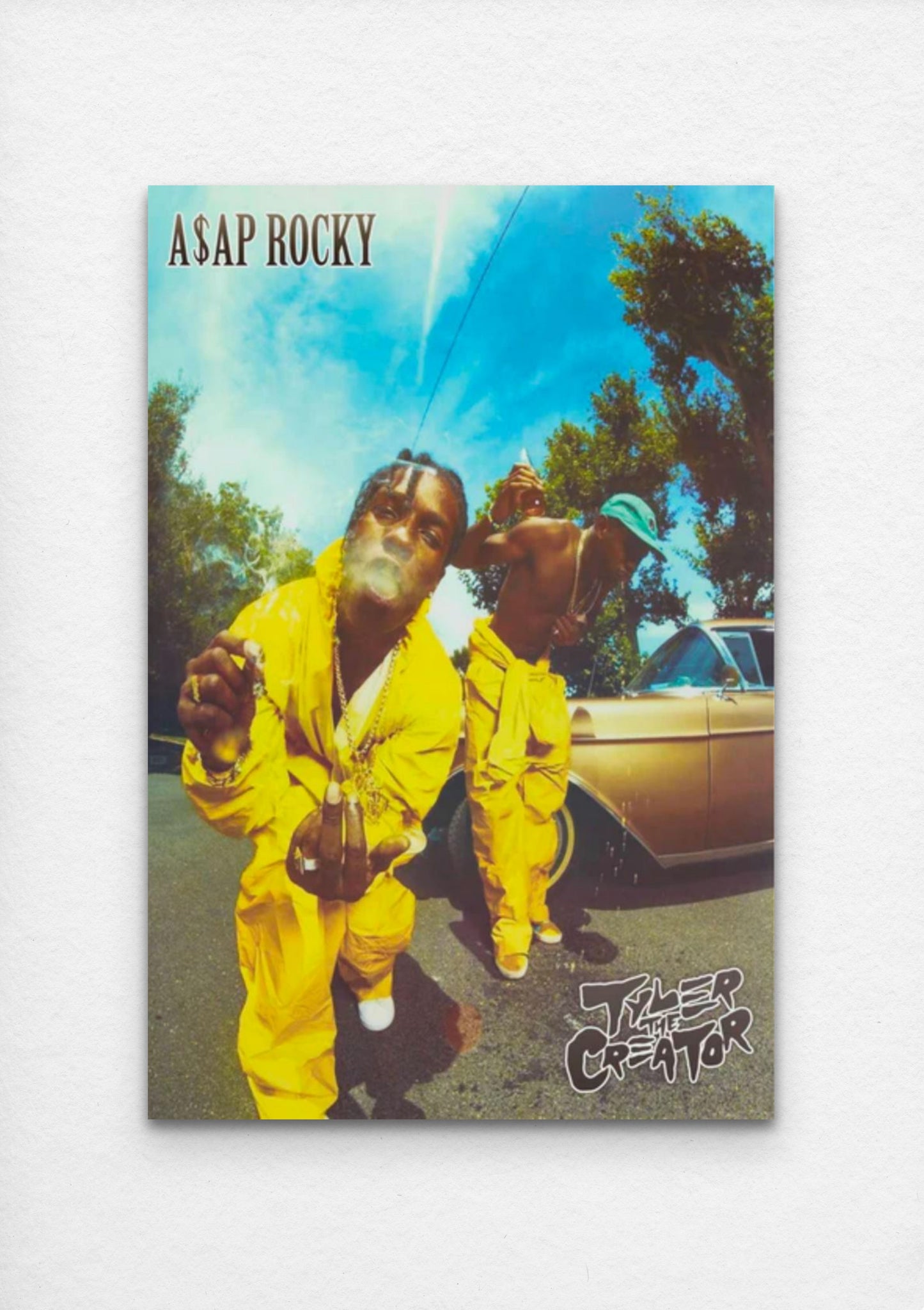 Tyler, The Creator & A$AP Rocky - Poster and Wrapped Canvas