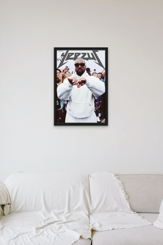 Kanye West - Yeezus Walks - Poster and Wrapped Canvas